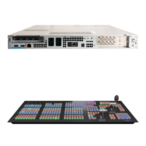 Vizrt TriCaster Vizion 1 RU with 16 SDI I/O and Flex Dual Control Panel Kit