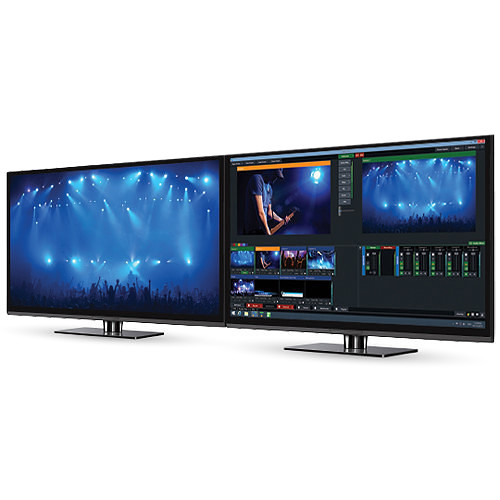 vMix Basic HD Live Production Software + Six Virtual Sets (Download)