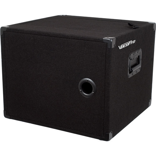 VocoPro RC-8 Carpet Road Case with Removable Doors (8 RU)