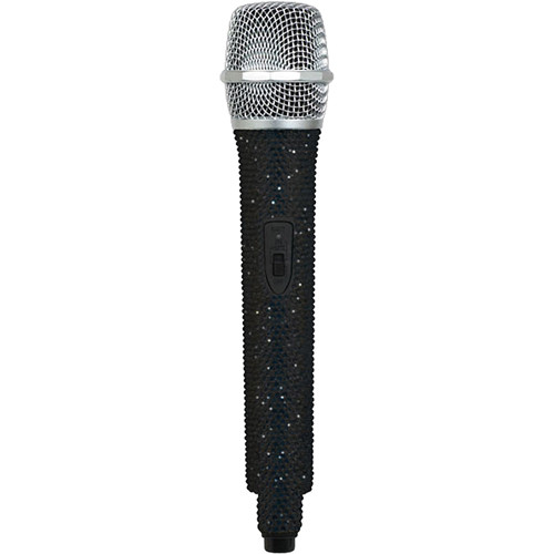 VocoPro U-DIAMOND Jet Black-Studded UHF Wireless Microphone (R: Channel 38 - 614.150 MHz)