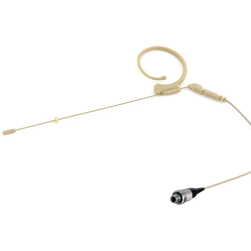 Voice Technologies VT901 Earhanger Microphone with Lemo 3-Pin Connector for Sennheiser SK50/2000 Series / Audio Ltd. miniTX / Zaxcom Wireless (Beige)