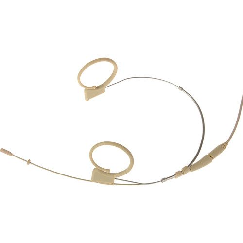 Voice Technologies VTDUPLEX-VOCAL Omni-Stage Performance Headset Microphone with TA4F Connector for Select Shure Transmitters (Beige)