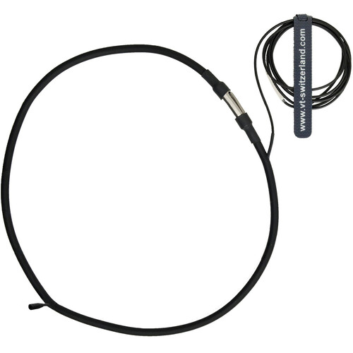 Voice Technologies VT403 Necklace Omnidirectional Neck-Worn Lavalier Condenser Microphone (Black, LEMO 3-Pin Connector)