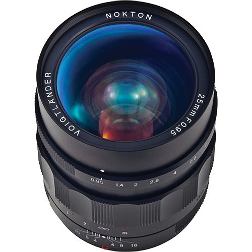 Used Voigtlander Nokton 25mm f/0.95 Lens for Micro Four BA259M