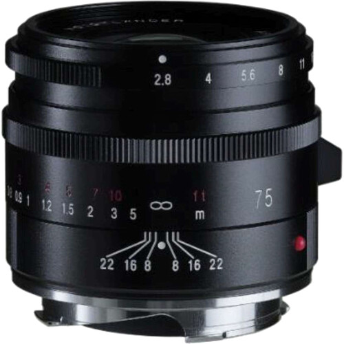Voigtlander APO-SKOPAR 75mm f/2.8 VM Lens (M-Mount, Black)