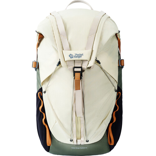 VSGO Pocket Ranger Backpack (25L, Off-White & Green)
