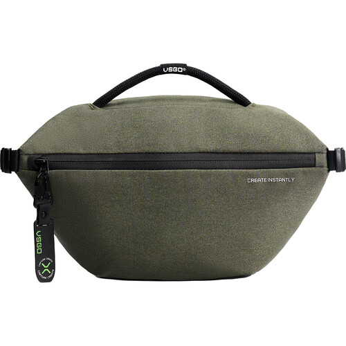 VSGO Black Snipe Casual Shuttle Camera Bag (Moss Green, 4L)