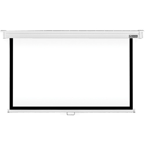 Vutec CMD045-080MWW Consort Manual Deluxe 45 x 80" Projection Screen (White)