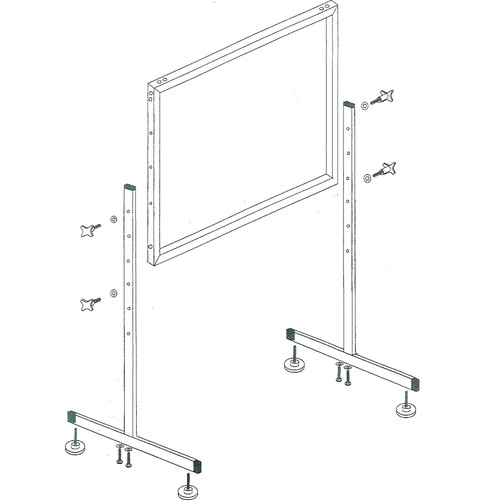 Vutec Adjustable Tubular Stand Legs (Up to 60" Height)