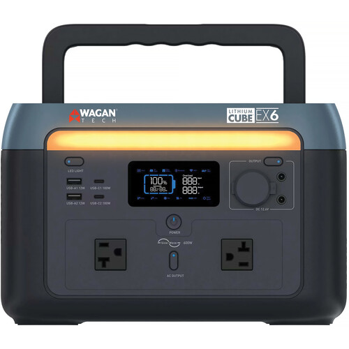WAGAN Lithium Cube EX6 Portable Power Station