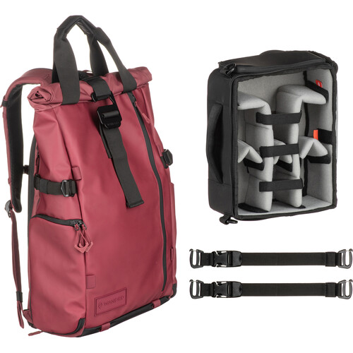 WANDRD PRVKE V4 Backpack Photo Bundle (Rhone Burgundy, 31L)