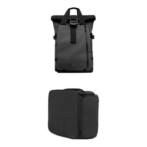 WANDRD PRVKE Backpack V3 and Essential Camera Cube Kit (Black, 21L)