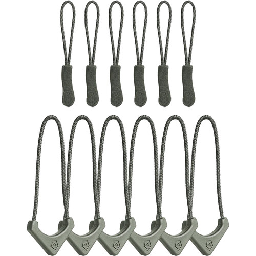 WANDRD Standard Zipper Puller (Wasatch Green, 12-Pack)