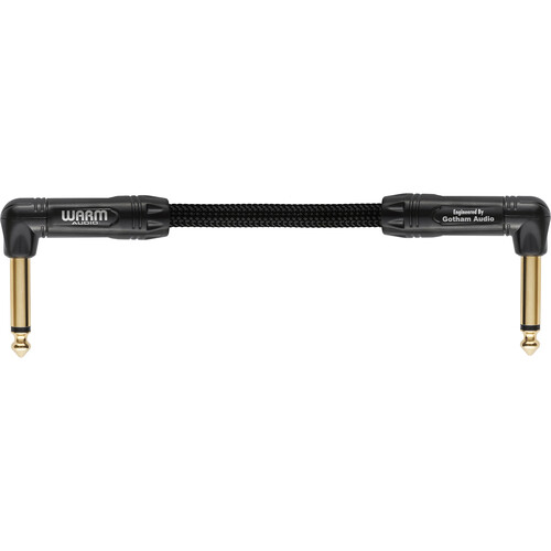 Warm Audio Premier Series Right-Angle to Right-Angle 1/4" Instrument Cable (6")
