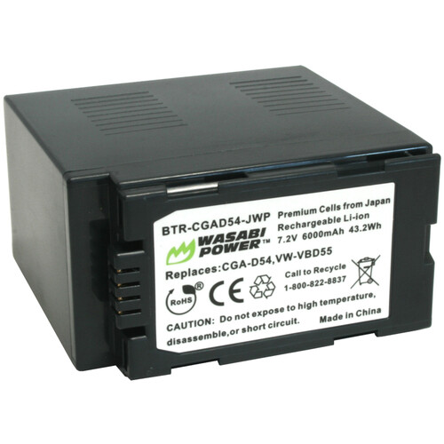 Wasabi Power BTR-CGAD54 Rechargeable Battery Pack