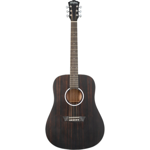 Washburn Deep Forest Dreadnought Acoustic Guitar (Striped Ebony)