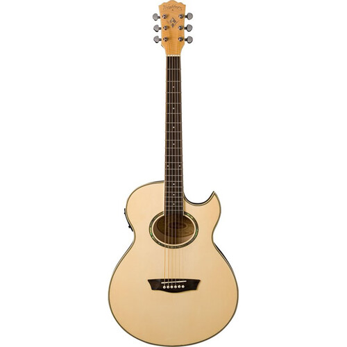 Washburn EA20 Festival Series Cutaway Acoustic Electric Guitar (Natural)