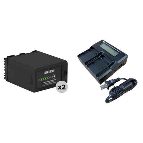 Watson 2 x BP-A60 Batteries with Dual-Charger Kit