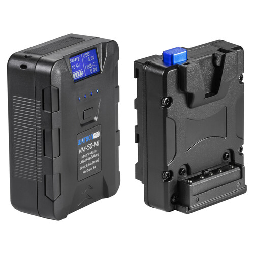 Watson 50Wh Micro V-Mount Battery & NP-F Adapter Kit