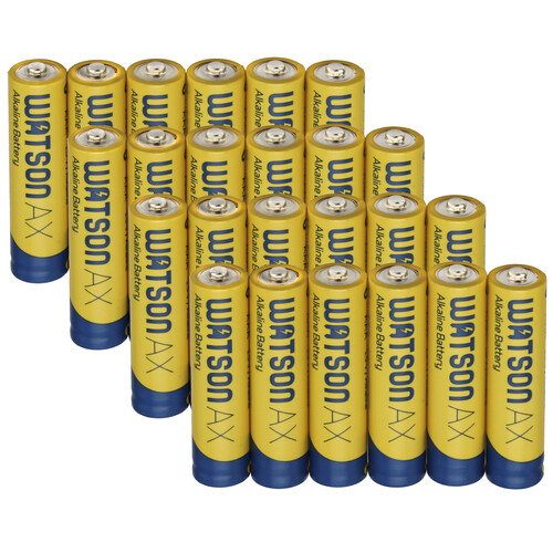 Watson AX AAA 1.5V Alkaline Batteries (24-Pack)