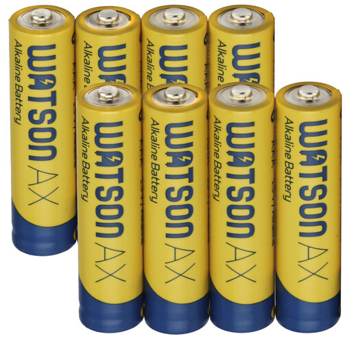 Watson AX AAA 1.5V Alkaline Batteries (8-Pack)