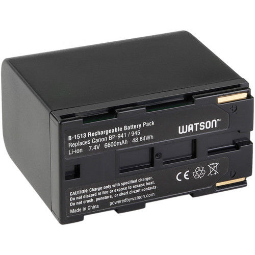 Watson BP-945 Lithium-Ion Battery Pack (7.4V, 6600mAh)
