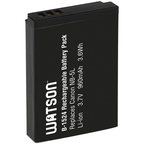 Watson NB-5L Lithium-Ion Battery Pack (3.7V, 960mAh)