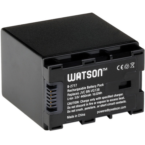Watson BN-VG138 Lithium-Ion Battery Pack (3.6V, 4450mAh)