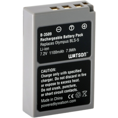 Watson BLS-5 Lithium-Ion Battery Pack (7.2V, 1100mAh)