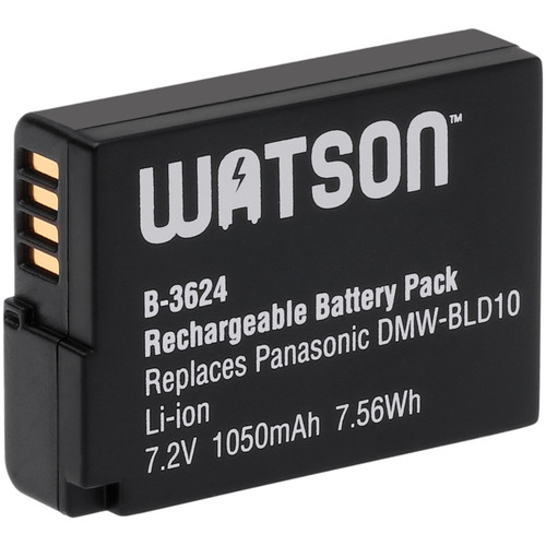 Watson DMW-BLD10 Lithium-Ion Battery Pack (7.2V, 1050mAh)