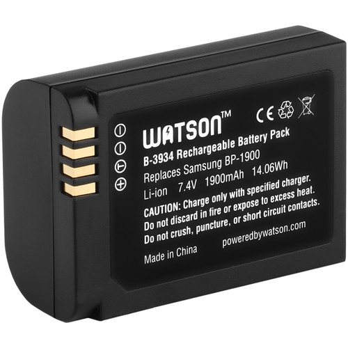 Watson BP-1900 Lithium-Ion Battery Pack (7.4V, 1900mAh)