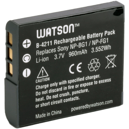 Watson NP-FG1 / NP-BG1 Lithium-Ion Battery Pack (3.7V, 960mAh)