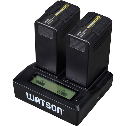 Watson BP-U100 2-Battery & Dual Charger Kit