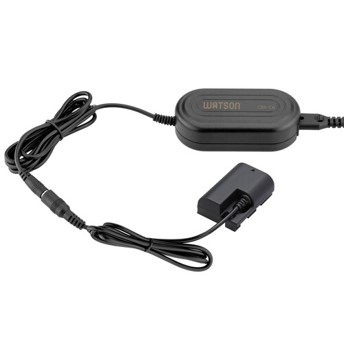 Watson CBA-C6 AC Adapter and DC Coupler Replaces Canon LP-E6P Battery
