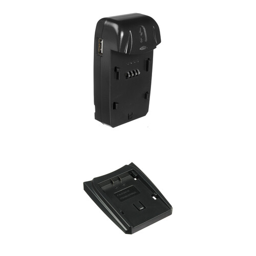 Watson Compact AC/DC Battery Charger with VW-VBN Series Adapter Plate