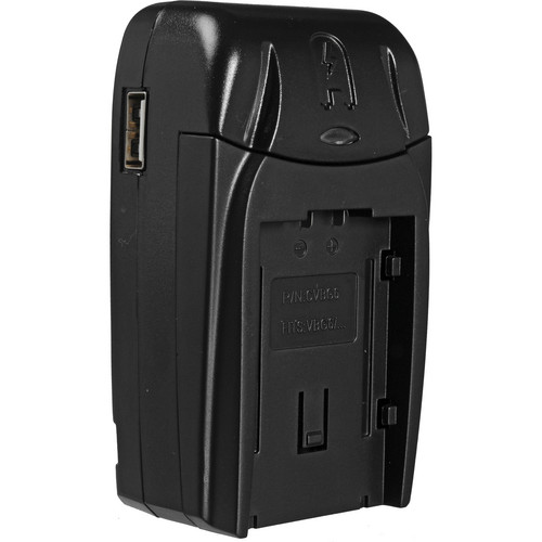 Watson Compact AC/DC Charger Kit with Battery Adapter Plate for VW-VBG6