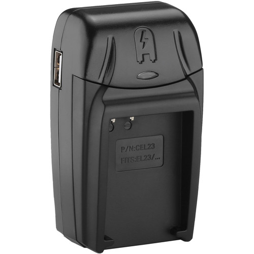 Watson Compact AC/DC Battery Charger Kit with Adapter Plate for EN-EL23