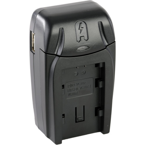 Watson Compact Charger & Battery Plate Kit for JVC BN-VG114, BN-VG121, and BN-VG138