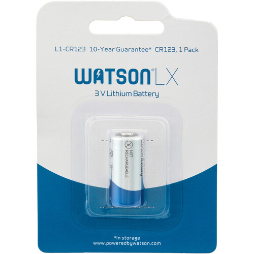 Watson LX CR123 3V Lithium Battery