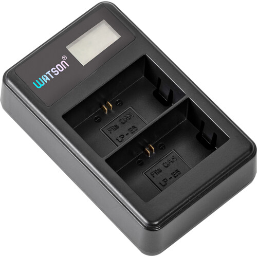 Watson Mini Duo USB-C Charger for Canon LP-E6, LP-E6N, and LP-E6NH Batteries