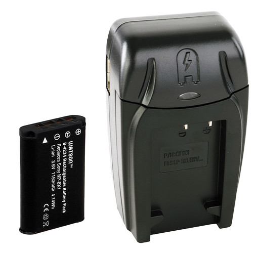 Watson NP-BX1 Lithium-Ion Battery Pack and AC/DC Charger Kit