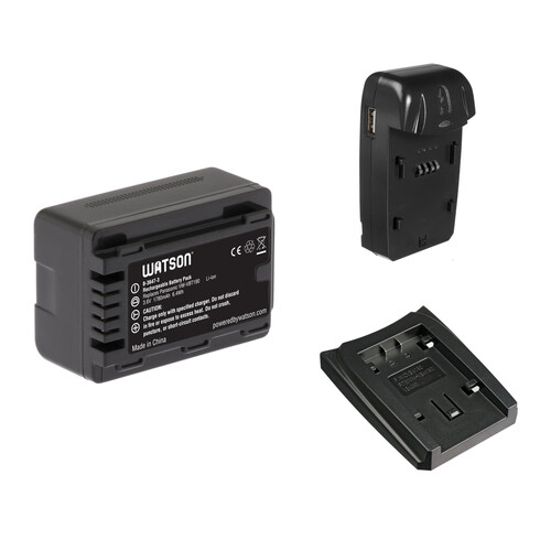Watson VW-VBT190 Battery and Charger Kit for Panasonic VW-VBK, VW-VBL & VBT Batteries