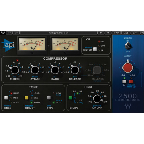 Waves API 2500 - Stereo Compressor Plug-In (Native/SoundGrid, Download)