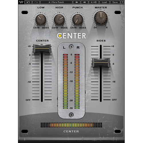Waves Center - Spatial Imaging Adjustment Plug-In (Native/SoundGrid, Download)