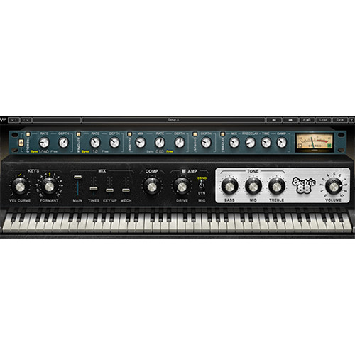 Waves Electric 88 Piano Virtual Instrument (Native/SoundGrid, Download)