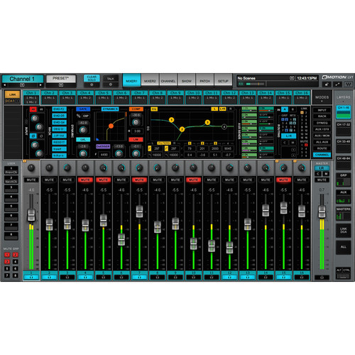 Waves eMotion LV1 64 Stereo Channels - Live Mixer Software (Download)