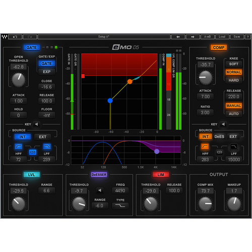 Waves eMO D5 Dynamics - Dynamics Processors Plug-In (Native/SoundGrid, Download)