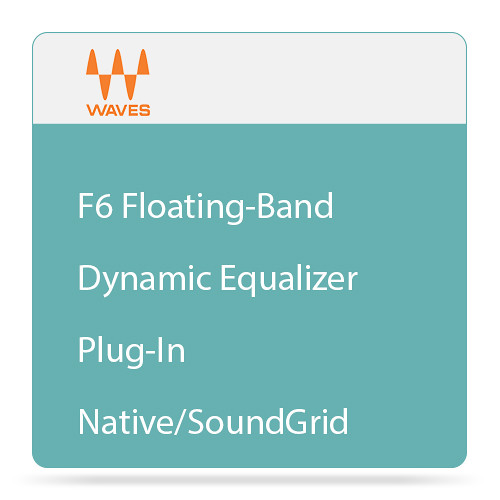 Waves F6 Floating-Band Dynamic Equalizer Plug-In (Native/SoundGrid, Download)