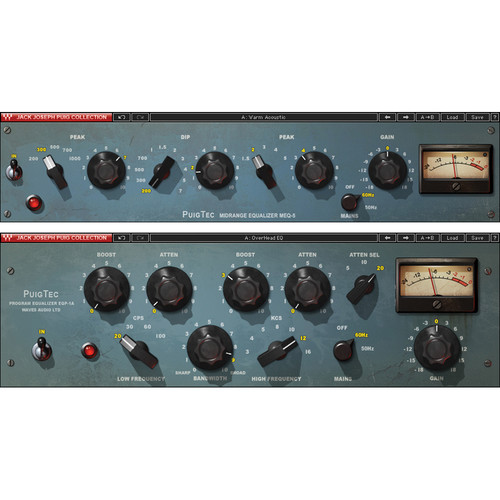 Waves PuigTec EQs - Program and Midrange EQ Plug-Ins (Native/SoundGrid, Download)
