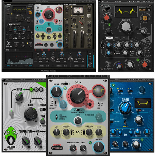 Waves MultiMod Rack + Bezerk + MDMX MultiBand FX Rack and Distortion Software (Download)